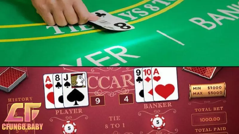 Các thế bài Baccarat Các thế bài Baccarat